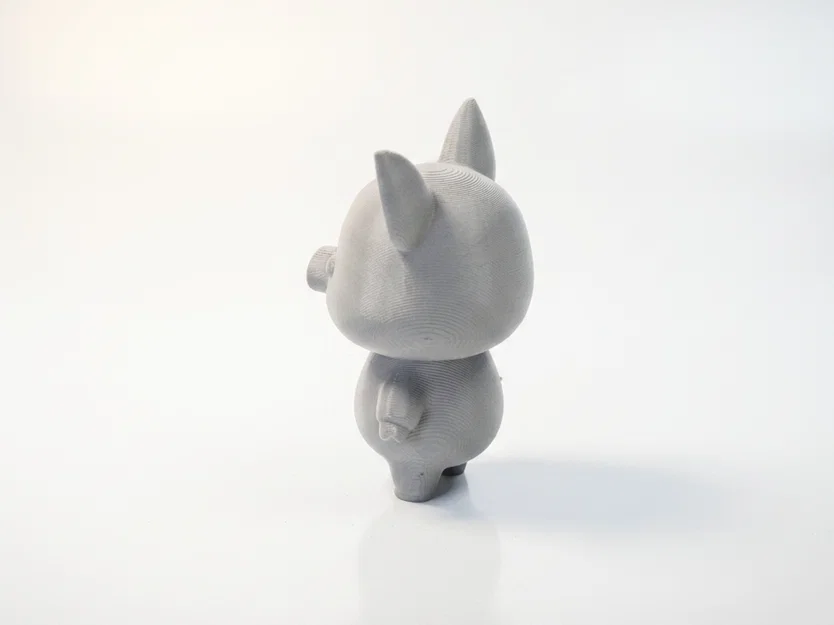 Tượng Heo Chibi Dễ Thương – Cute Piggy Figurine 3D Printable (STL) - Image 4