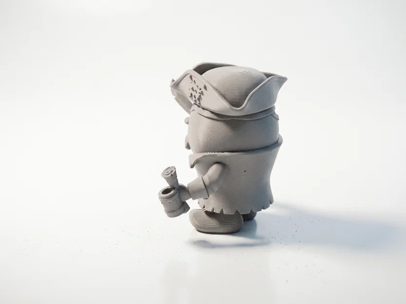 Tượng Cướp Biển Chibi Dễ Thương – Model 3D In Được - Image 2