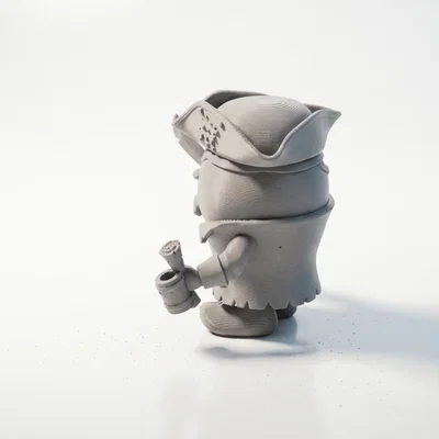 Tượng Cướp Biển Chibi Dễ Thương – Model 3D In Được