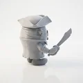 Tượng Cướp Biển Chibi Dễ Thương – Model 3D In Được - Thumbnail 4