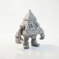 Robot Chibi Pyramid Bot Siêu Dễ Thương – Mô Hình 3D In Được - Thumbnail 1