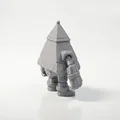 Robot Chibi Pyramid Bot Siêu Dễ Thương – Mô Hình 3D In Được - Thumbnail 2