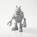 Tượng Robot Chibi Dễ Thương Trang Trí Bàn – 3D Printable - Thumbnail 1
