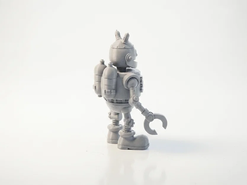 Tượng Robot Chibi Dễ Thương Trang Trí Bàn – 3D Printable - Image 2