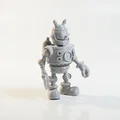 Tượng Robot Chibi Dễ Thương Trang Trí Bàn – 3D Printable - Thumbnail 3