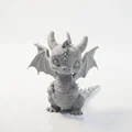 Tượng Rồng Cute Chibi Fantasy – Mẫu 3D Printable - Thumbnail 1
