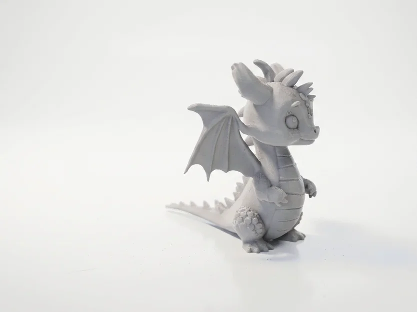 Tượng Rồng Cute Chibi Fantasy – Mẫu 3D Printable - Image 3