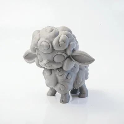 Tượng Cừu Chibi Dễ Thương – Mô Hình Animal 3D Printable (STL)