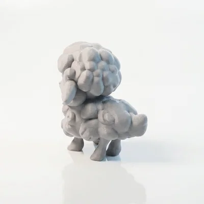 Tượng Cừu Chibi Dễ Thương – Mô Hình Animal 3D Printable (STL)