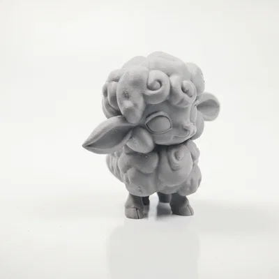 Tượng Cừu Chibi Dễ Thương – Mô Hình Animal 3D Printable (STL)