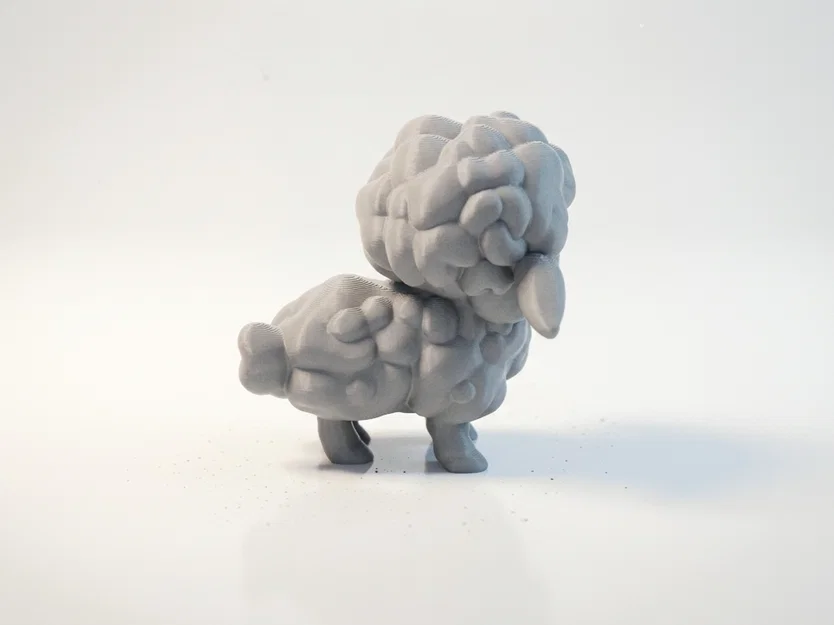 Tượng Cừu Chibi Dễ Thương – Mô Hình Animal 3D Printable (STL) - Image 4