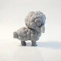 Tượng Cừu Chibi Dễ Thương – Mô Hình Animal 3D Printable (STL) - Thumbnail 4