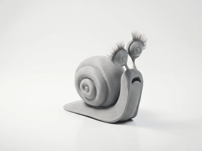 Mô Hình Ốc Sên Chibi Dễ Thương – Cute Snail Figurine 3D Printable - Image 1