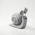 Mô Hình Ốc Sên Chibi Dễ Thương – Cute Snail Figurine 3D Printable - Thumbnail 1