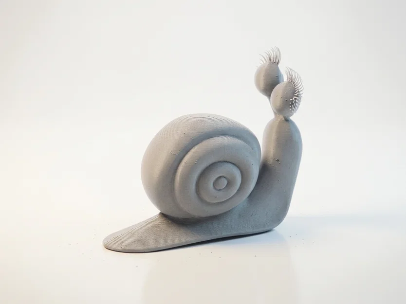Mô Hình Ốc Sên Chibi Dễ Thương – Cute Snail Figurine 3D Printable - Image 2