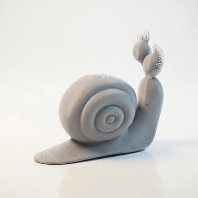 Mô Hình Ốc Sên Chibi Dễ Thương – Cute Snail Figurine 3D Printable