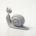 Mô Hình Ốc Sên Chibi Dễ Thương – Cute Snail Figurine 3D Printable - Thumbnail 3