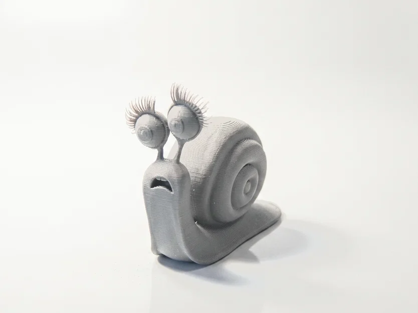 Mô Hình Ốc Sên Chibi Dễ Thương – Cute Snail Figurine 3D Printable - Image 4