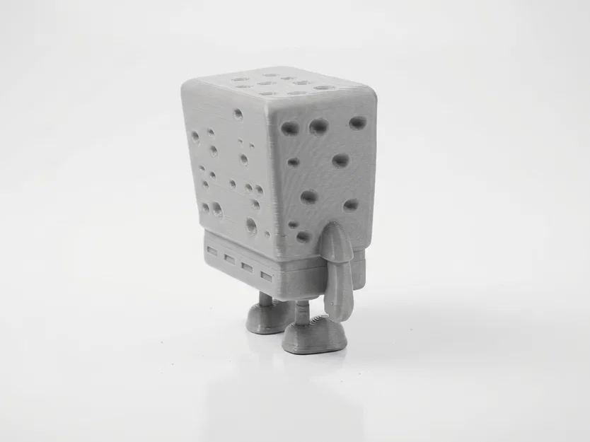 Mô Hình 3D In Được SpongeBob Chibi Cute (STL Figurine) - Image 2