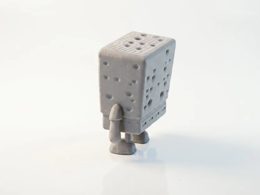Mô Hình 3D In Được SpongeBob Chibi Cute (STL Figurine) - Image 3