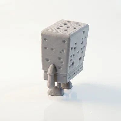 Mô Hình 3D In Được SpongeBob Chibi Cute (STL Figurine)