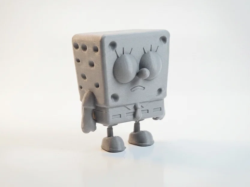 Mô Hình 3D In Được SpongeBob Chibi Cute (STL Figurine) - Image 4