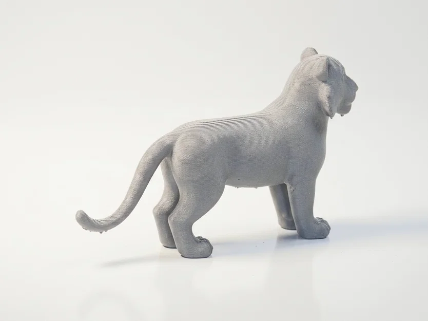 Tượng Hổ Chibi Dễ Thương – Mẫu Figurine Animal 3D Có Thể In - Image 2