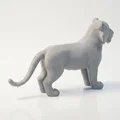 Tượng Hổ Chibi Dễ Thương – Mẫu Figurine Animal 3D Có Thể In - Thumbnail 2