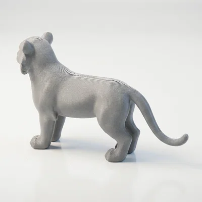 Tượng Hổ Chibi Dễ Thương – Mẫu Figurine Animal 3D Có Thể In