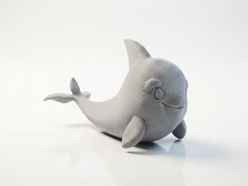 Mô Hình Cá Voi Chibi Dễ Thương – Figurine 3D In Được - Image 1
