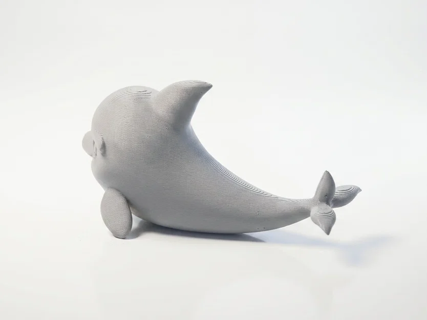 Mô Hình Cá Voi Chibi Dễ Thương – Figurine 3D In Được - Image 2
