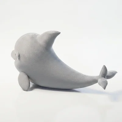 Mô Hình Cá Voi Chibi Dễ Thương – Figurine 3D In Được