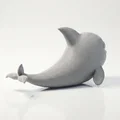Mô Hình Cá Voi Chibi Dễ Thương – Figurine 3D In Được - Thumbnail 3
