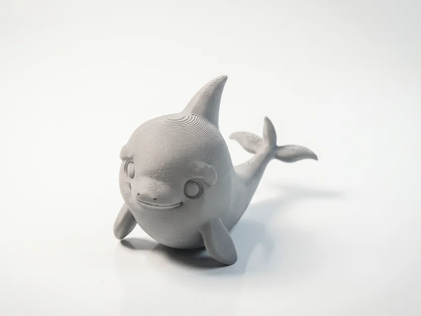 Mô Hình Cá Voi Chibi Dễ Thương – Figurine 3D In Được - Image 4