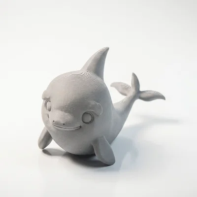 Mô Hình Cá Voi Chibi Dễ Thương – Figurine 3D In Được