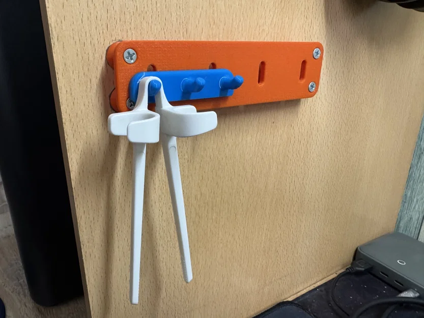 Móc treo tùy biến cho bảng SKÅDIS (Parametric Hook) - In 3D - Image 1