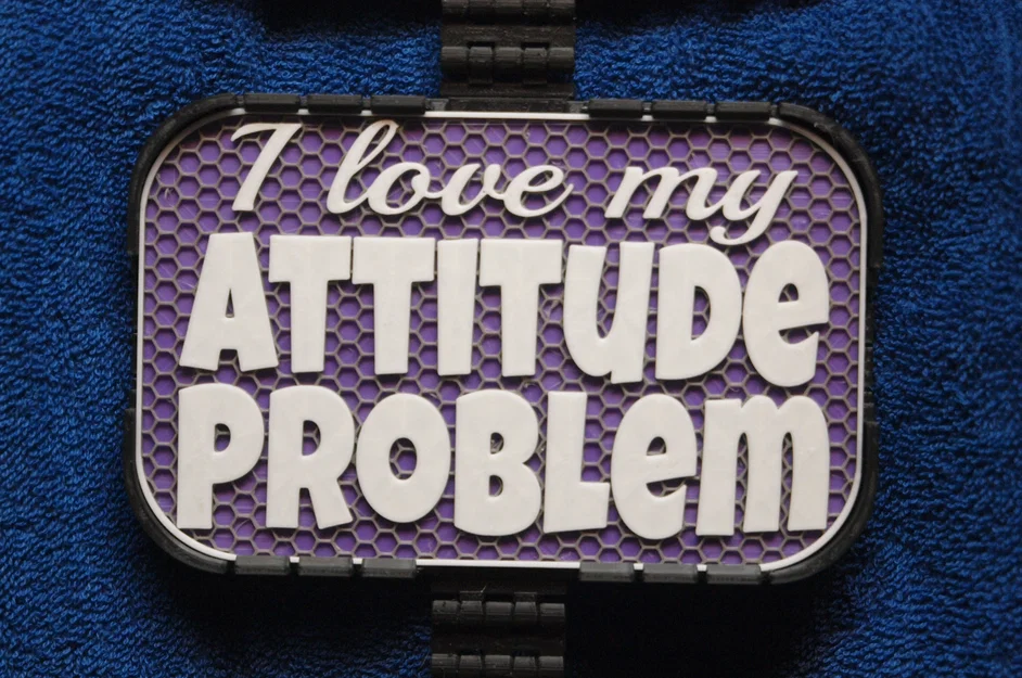 Bảng chữ “Attitude Problem” - Image 1