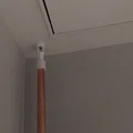 Ngàm giữ móc trần cho cây kéo thang gác mái (Attic stairs pull rod roof hook holder) - Thumbnail 1