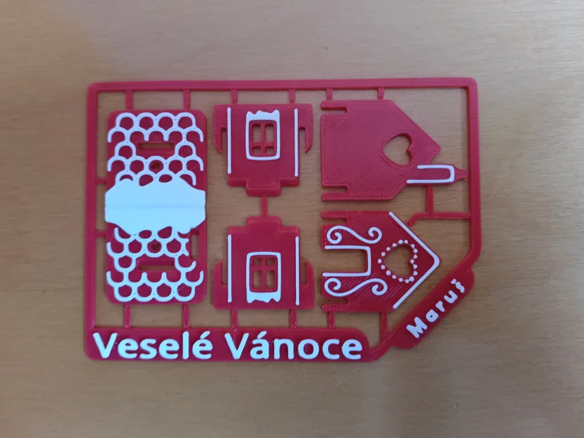 Bộ Kit Card Nhà Bánh Gừng Czech – tùy chỉnh tên - Image 2