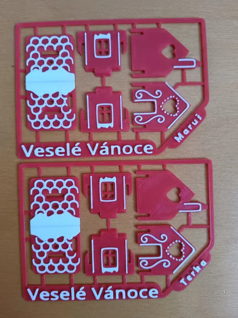 Bộ Kit Card Nhà Bánh Gừng Czech – tùy chỉnh tên - Image 3