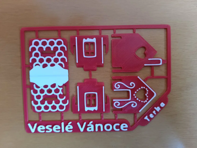 Bộ Kit Card Nhà Bánh Gừng Czech – tùy chỉnh tên - Image 4