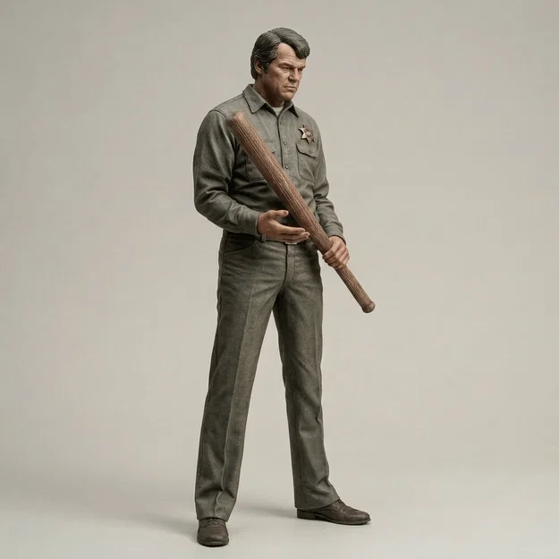 Mô hình 3D nhân vật Buford Pusser trong Walking Tall (1973) - Image 1