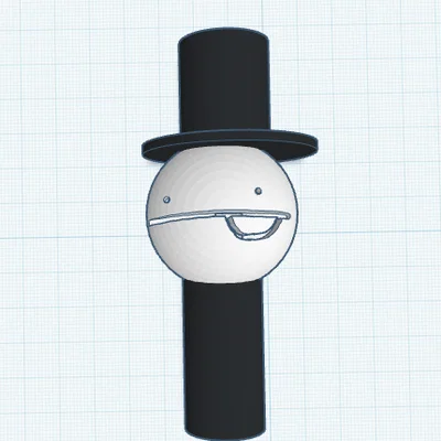 Ống cắm bút Top Hat Bob vui nhộn in 3D cực độc đáo