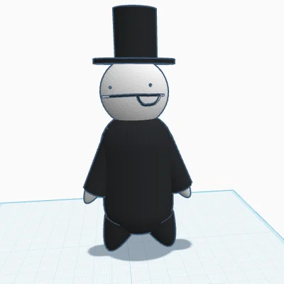 Mô hình Bob đội mũ cao (Top Hat Bob) trang trí siêu đáng yêu