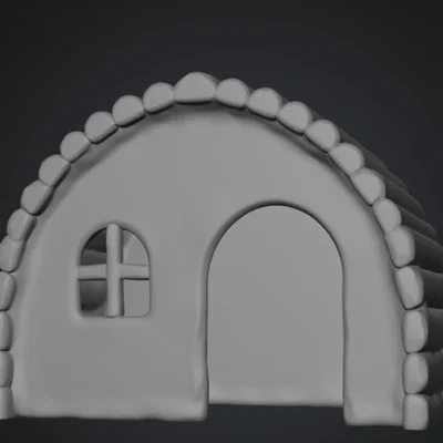 Nhà gỗ xinh xắn cho Hamster (Hamster Home Hideaway) - File in 3D