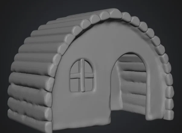 Nhà gỗ xinh xắn cho Hamster (Hamster Home Hideaway) - File in 3D - Image 2