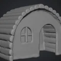 Nhà gỗ xinh xắn cho Hamster (Hamster Home Hideaway) - File in 3D - Thumbnail 2
