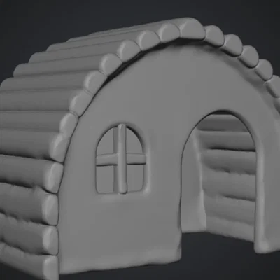 Nhà gỗ xinh xắn cho Hamster (Hamster Home Hideaway) - File in 3D