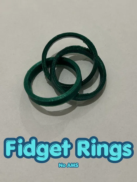 Fidget Rings – Bộ nhẫn liên kết để nghịch tay - Image 2