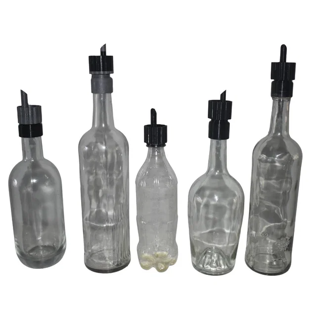 Đầu rót cho bình dầu olive (PET & chai thủy tinh) – Olive Oil Dispenser Spout - Image 1